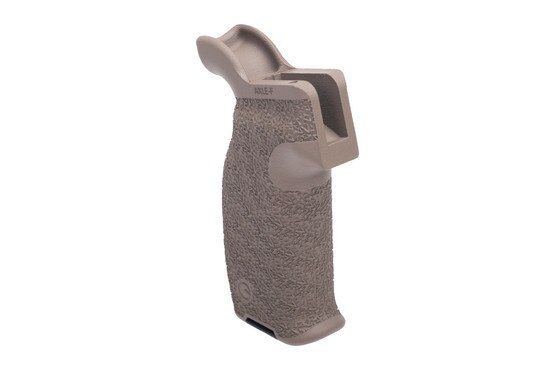 Emissary Development full-size AR-15 pistol grip, FDE.